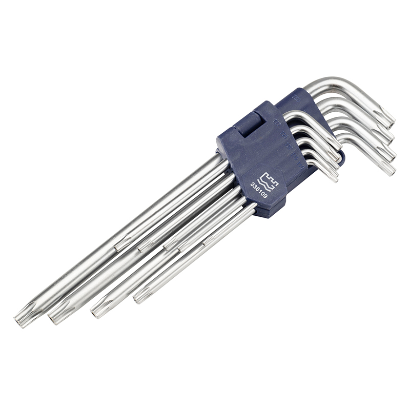 9pcs 亞光花型特長內(nèi)六角扳手組套