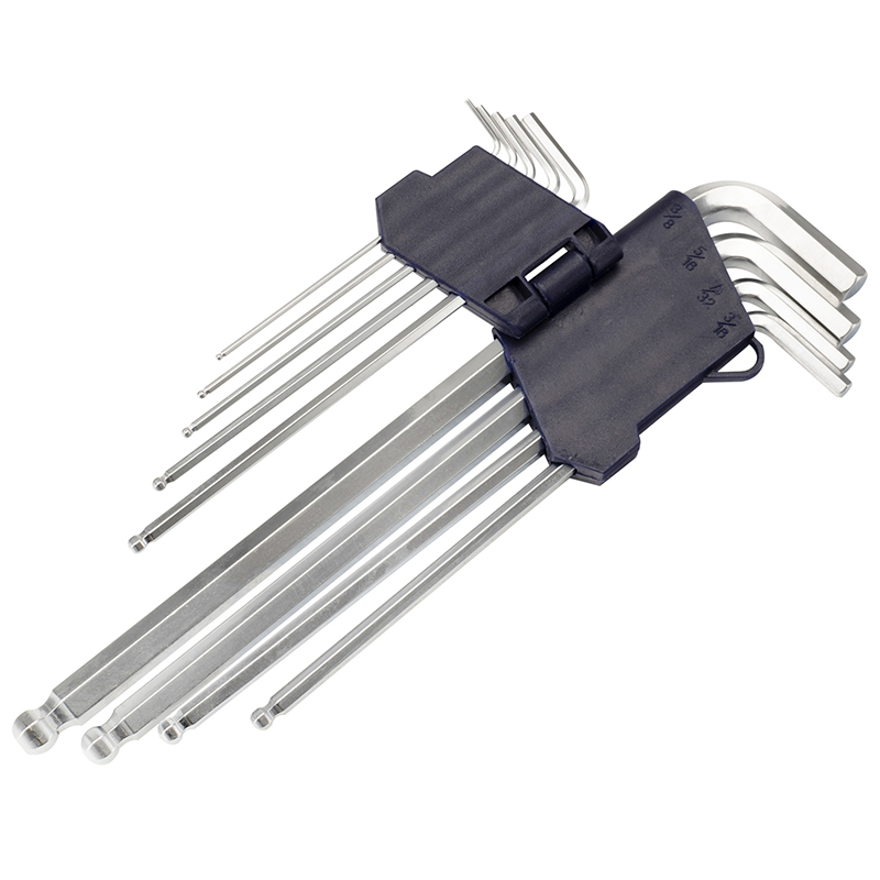 9pcs 英制球頭特長內(nèi)六角扳手組套