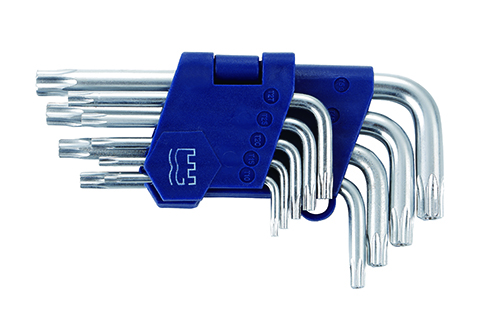 9pcs 亞光花型標準內(nèi)六角扳手組套