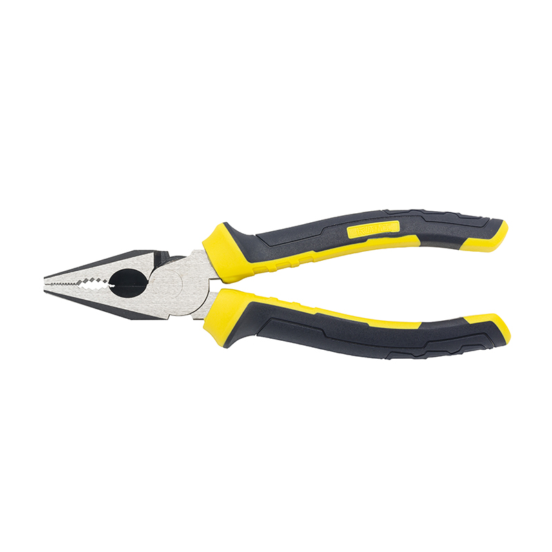Great Wall Industrial-Grade German-Style Bi-Color Handle Combination Pliers，Labor-Saving