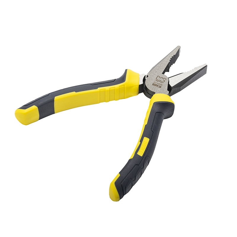 Great Wall Industrial-Grade German-Style Bi-Color Handle Combination Pliers，Labor-Saving