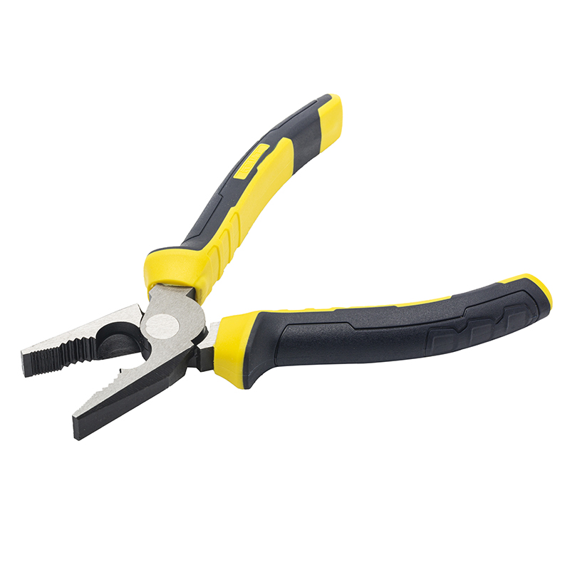 Great Wall Industrial-Grade German-Style Bi-Color Handle Combination Pliers，Labor-Saving